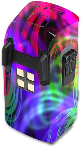 Vista 7 de MightySkins Skin compatible con la batería DJI Spark Mini Drone - Humo brillante Funda protectora de vinilo duradera y única Fácil de aplicar