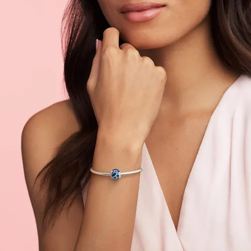 Vista 2 de PANDORA Joyería de mariposa azul con dije de plata de ley Metal Esmalte no aplica