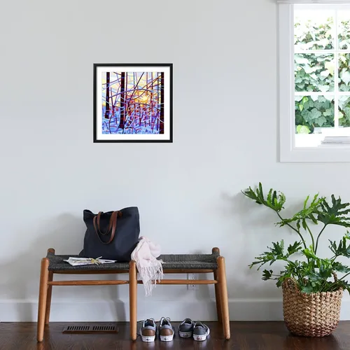 Vista 3 de AllPosters Mandy Budan - Marco negro con estampado de giclée para pared, 16 x 16 pulgadas