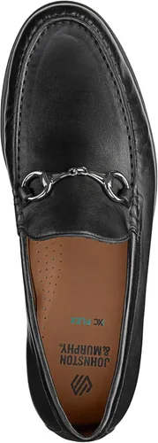 Vista 2 de Johnston & Murphy Harrison Bit - Mocasines de cuero para hombre, cómodos zapatos de vestir para hombre