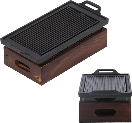 Vista 5 de Smokeless Barbecue Baking Tray, Durable NonStick Design
