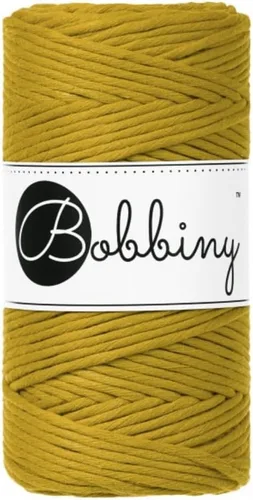Vista 27 de Bobbiny Cordón regular de macramé de una sola capa de 0.118 pulgadas (azul), 108 yds/330 pies (100% algodón reciclado)