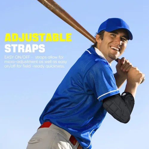 Vista 6 de Rawxy Batters Hitters - Codera de béisbol y sóftbol (negro, juvenil)
