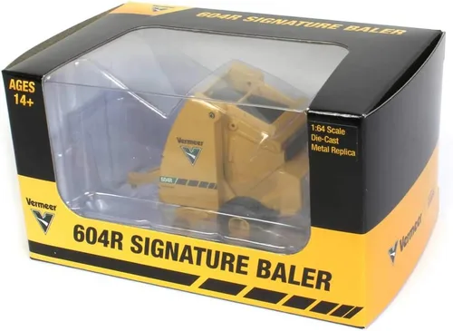 Vista 7 de Vermeer Model 604R - Bailer redondo para heno con bala de heno a escala 1:64, modelo fundido a troquel - Speccast - Cust1639
