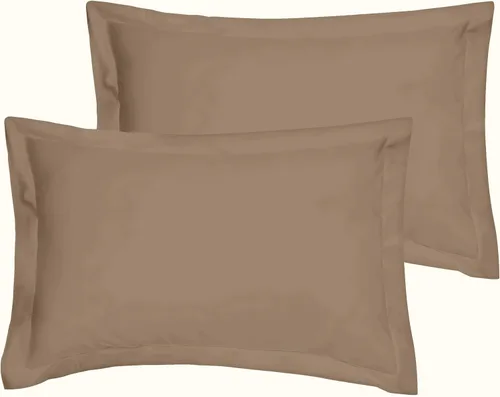 Vista 24 de Kotton Culture Juego de 2 fundas de almohada estándar de 20 x 26 pulgadas, fundas de almohada decorativas, 100% algodón egipcio de 600 hilos