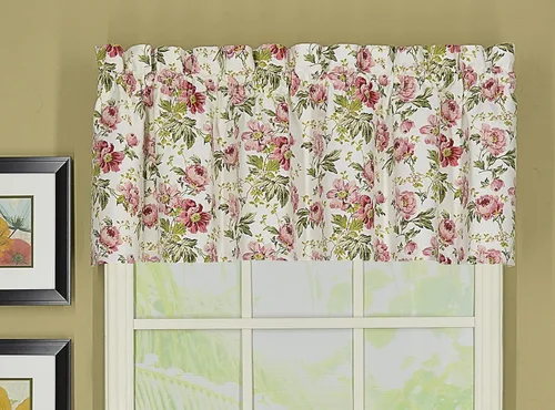 Vista 4 de Today's Curtain Portsmouth - Cenefa para ventana, 15 pulgadas, color azul