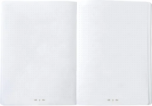 Vista 2 de Quo Vadis 2371252Q Life Journal (Journal Bullet Technique) Multilingual DOTS A5 15 x 21 cm 2024 Duck Blue