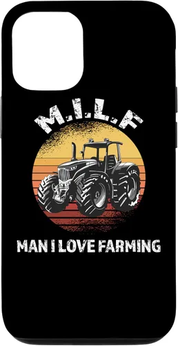 Vista 11 de iPhone 12 mini divertido MILF camisa - hombre me encanta la agricultura divertido granjero regalo caso