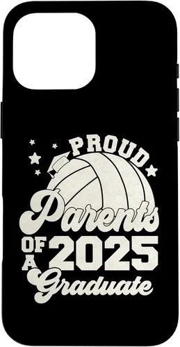 Vista 19 de iPhone 16 Parents of a 2025 Graduate Senior Graduation Volleyball Case