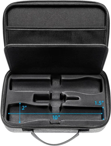 Vista 4 de Bietrun Estuche de almacenamiento de micrófono portátil para micrófonos inalámbricos WXM 02/WXM 04/WXM 19/WXM19A/WXM 21, funda de almacenamiento