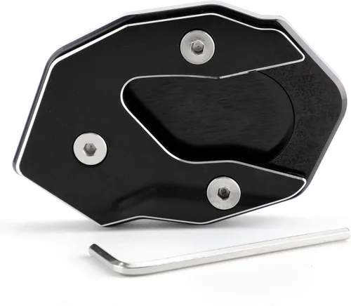 Vista 5 de Soporte lateral soporte ampliador pad para KAWASAKI 17-18 Versys-X300 Negro