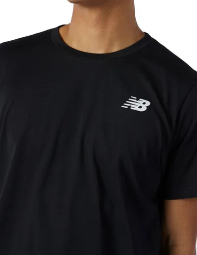 Vista 4 de New Balance Heather Tech - Camiseta de manga corta para hombre