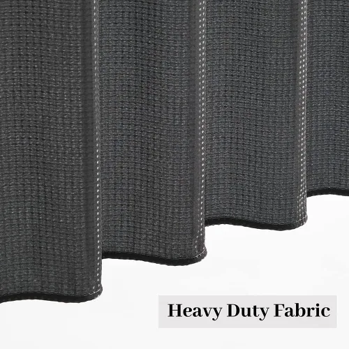 Vista 2 de Furlinic Cortina de ducha negra de 60 x 72 pulgadas, cortinas de ducha de tela con peso ombré para baño, hotel, spa, lujo, juego de cortina de ducha
