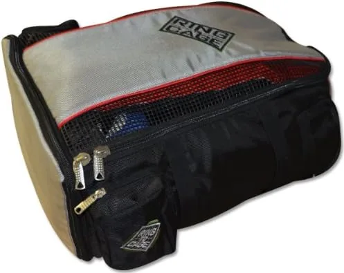 Vista 7 de Ring to Cage Bolsa de gimnasio - Mochila convertible bolsa de equipo de lona para Muay Thai, MMA
