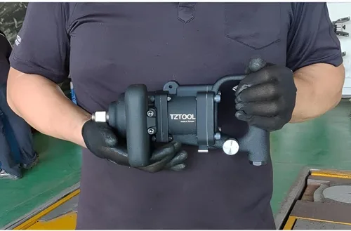 Vista 5 de 3/4" llave de impacto neumática compacta [Todo metal] [Super resistente]