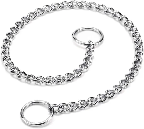 Vista 3 de Collar de estrangulador para perros, collar de martingala para perros, 22 pulgadas, collares de perro de 0.118 in para perros pequeños, medianos