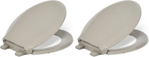 Vista 60 de KOHLER 4639-RL-0 Cachet ReadyLatch Asiento de inodoro redondo con cierre suave, color blanco