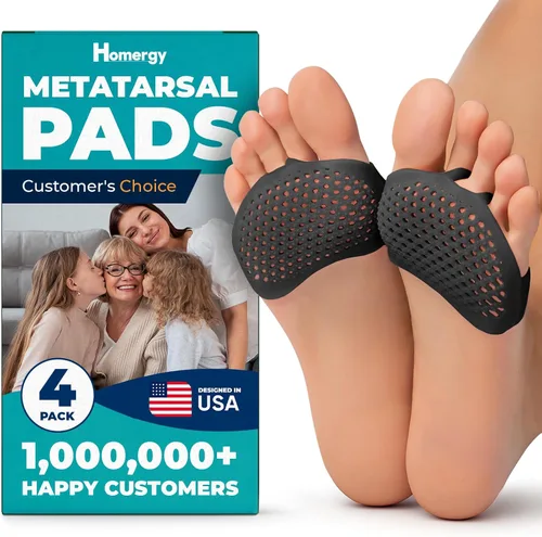 Vista 10 de Homergy - Almohadillas metatarsianas para pies - Cojines de gel suave para la bola del pie para alivio del dolor, diseño de manga ultradelgada, se