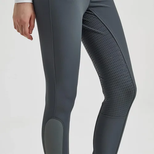 Vista 4 de HR Farm - Pantalones de montar a caballo para mujer, con agarre de silicona