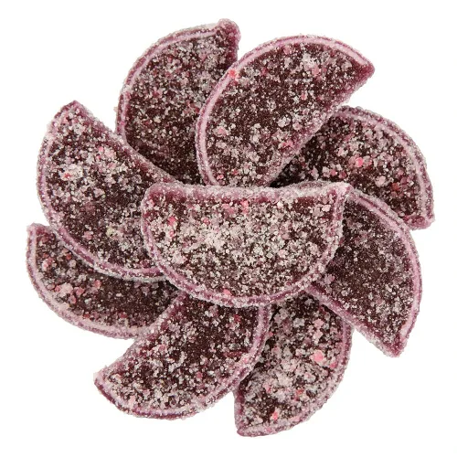 Vista 24 de NY Spice Shop Rebanadas de fruta de manzana – 1 libra de sabor cítrico masticable de gelatina de fruta de caramelo – Manzanas en rodajas a