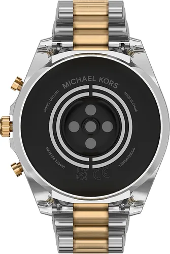 Vista 3 de Michael Kors - Reloj inteligente con pantalla táctil Gen 6 con altavoz frecuencia cardíaca oxígeno en la sangre GPS pagos sin contacto