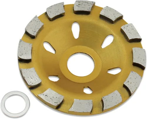 Vista 3 de TM disco de 4 pulgadas para molienda de diamantes de turbo de hormigón para amoladora de ángulo de trabajo duro 12 segs