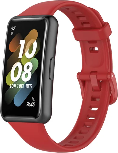 Vista 10 de Senter Correa de repuesto de goma suave de liberación rápida para reloj inteligente Huawei Band 7