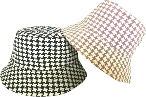 Vista 14 de Sombrero de pescador reversible para mujer, diseño de pescador, playa, para el verano, plegable, para el sol 2 piezas leopardo (verde+marrón)