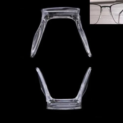 Vista 2 de Soporte integrado TR de la nariz del puente de la silla de montar de la lente del marco de los vidrios de la placa 1PC Placa Gafas Marco Gafas