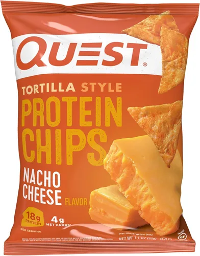 Vista 2 de Quest Nutrition Paquete de chips de proteína y galletas de queso (12 unidades)