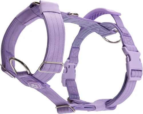 Vista 13 de Spark Paws Arnés para perro sin tirones con asa para perros grandes, arnés resistente para razas grandes y fuertes, ajustable, diseño halter