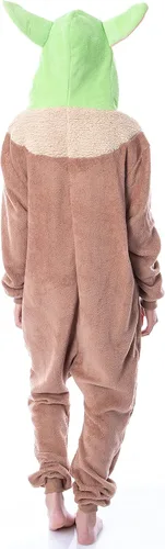 Vista 4 de Star Wars The Mandalorian - Pijama para adultos de The Child Grogu Kigurumi para hombres y mujeres Multi