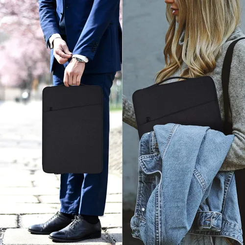 Vista 7 de Funda de monitor portátil de 15.6 pulgadas, funda protectora de transporte compatible con KYY MNN InnoView para la mayoría de monitores de 16.1/15.6