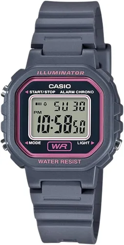 Vista 6 de Casio LA20WH Series Women's Digital Watch Water Resistant LED Light Auto Calendar Date Display 1/100 SEC Stopwatch Regular Time