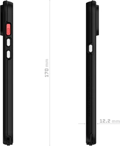 Vista 9 de Ghostek Nautical Slim - Funda delgada impermeable para Apple iPhone 15 Plus - Protector de pantalla y lente de cámara integrado, compatible