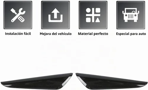 Vista 4 de RAZPOY Cubierta para reposabrazos de panel de puerta interior, moldura de panel de puerta interior compatible con accesorios interiores Chevrolet