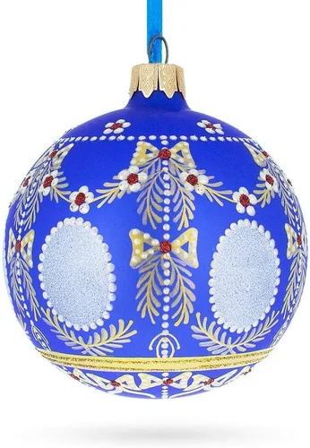 Vista 6 de 1908 Regal Alexander Palace Royal Glass Ball Adorno de Navidad 3.25 pulgadas