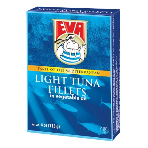 Vista 2 de Podravka Filetes de atún Eva Light, aceite de oliva, 4.06 oz, 4.05 oz