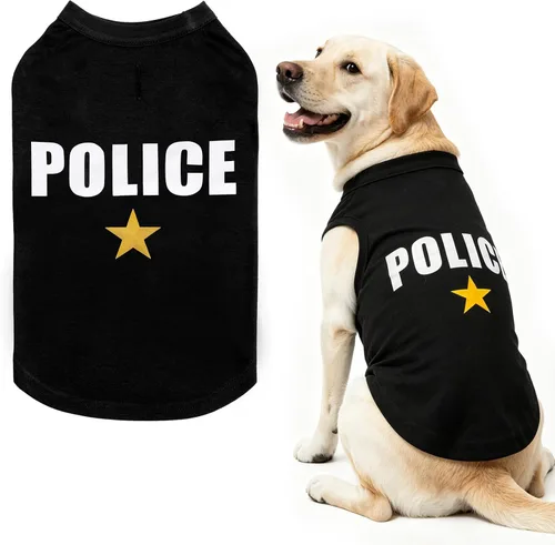 Vista 21 de BINGPET Bad to The Bone - Camiseta de algodón suave para cachorros, transpirable, ligera, para disfraz de perro, chaleco sin mangas, lavable a