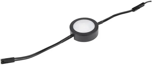 Vista 10 de WAC Lighting, Luz de disco LED individual con cable de plomo de 6 pulgadas 3-CCT seleccionable 2700K-3000K-3500K Voltaje de línea en blanco