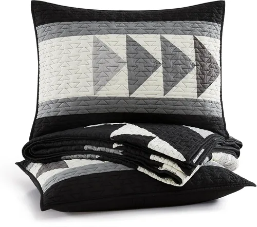 Vista 3 de Pendleton Juego de edredón individual – Juego de edredón de 2 piezas 100% algodón con funda, ropa de cama suave y ligera para cama