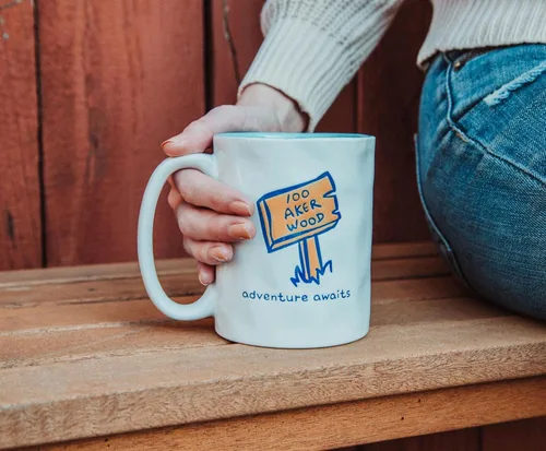 Vista 7 de Winnie The Pooh - Taza de cerámica de Disney Adventure Awaits Pottery, taza de café para expreso, cacao, té, capacidad para 16 onzas