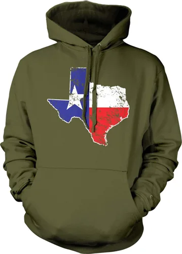 Vista 13 de Tcombo Texas State Flag Map - Sudadera unisex con capucha