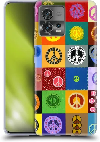 Vista 11 de Head Case Designs Officially Licensed Suzan Lind Carnival Colours & Patterns Soft Gel Case Compatible with Motorola Moto Edge 30 Fusion
