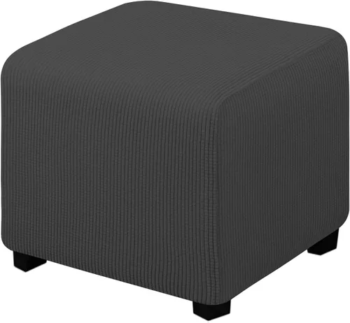 Vista 60 de Easy-Going Funda Elástica para Otomana Taburete de Almacenamiento Plegable Protector de Muebles Funda Rectangular Suave con Parte Inferior Elástica