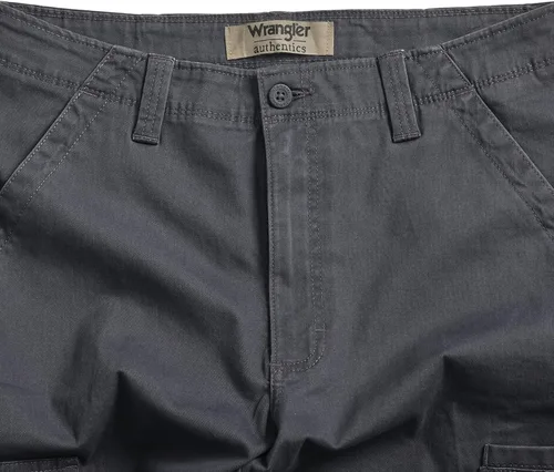 Vista 5 de Wrangler Authentics - Pantalones elásticos para hombre ajuste clásico relajado tipo cargo