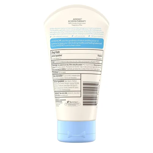 Vista 2 de Aveeno Crema hidratante para terapia de eccema, 5 onzas