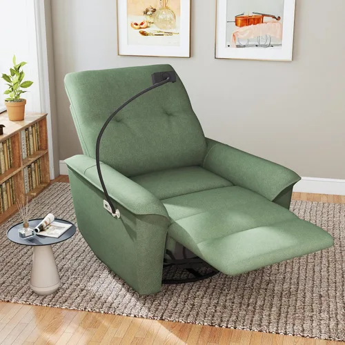 Vista 19 de Silla reclinable giratoria de 270° para adultos