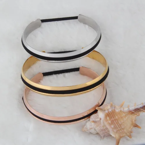 Vista 5 de Zuo Bao Pulsera de acero con ranura en V