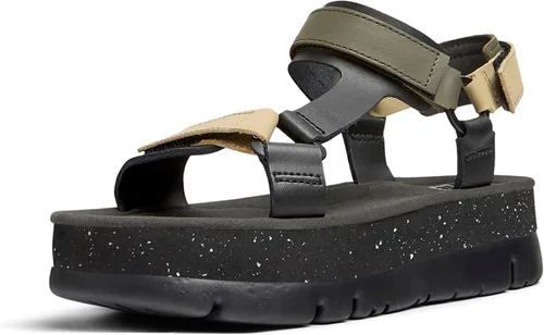 Vista 13 de Sandalias de cuña para mujer Camper Negro 006